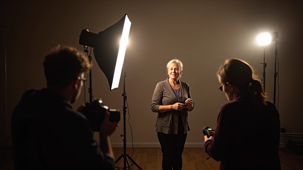 Portrait workshop studio session